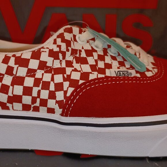 VANS Men's 9/Women's 10.5 Era ComfyCush Tear Check Red - VN0A3WM9V9Z - Picture 11 of 12